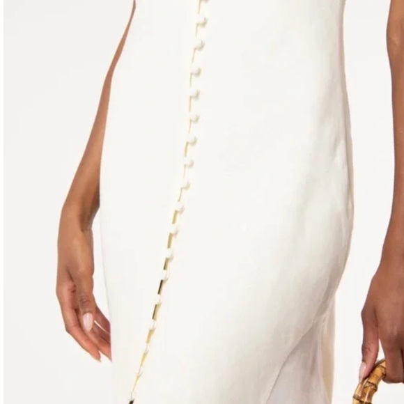 Cult Gaia Ynez Linen Blend Dress - Picture 3 of 5